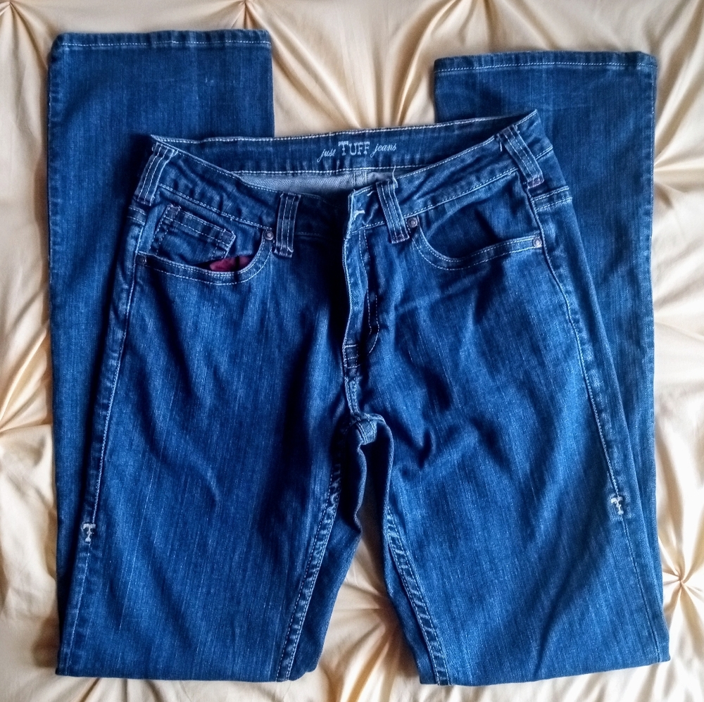 Cowgirl Tuff Boot Cut Blue Jeans